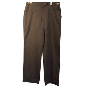 GUCCI Vintage 1970s Horsebit Wool Leather Wide Leg Pants Trousers Pockets Rate